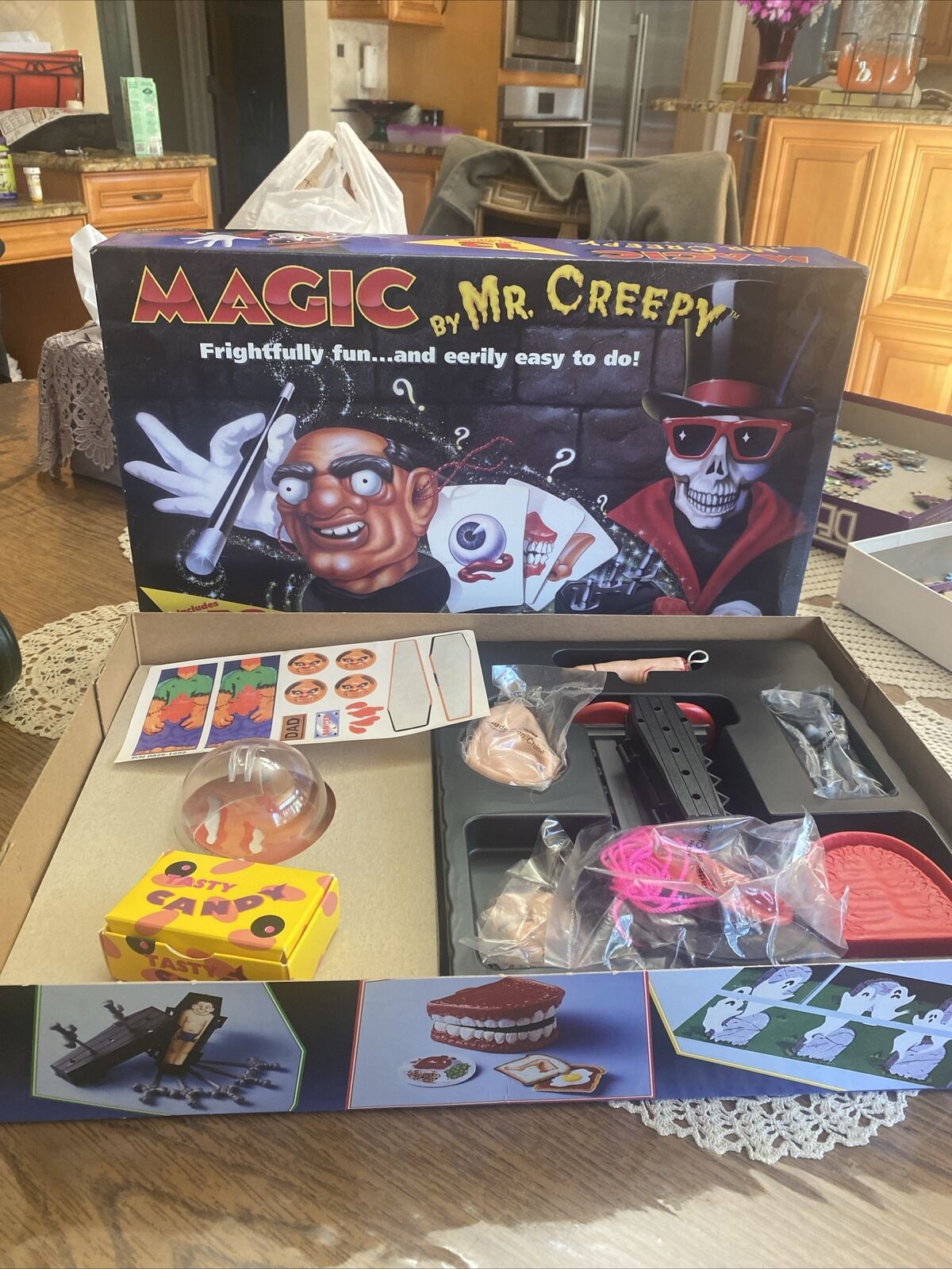 RARE Vintage 90s Magic By Mr. Creepy Magician Kit Mint Some Packages Sealed