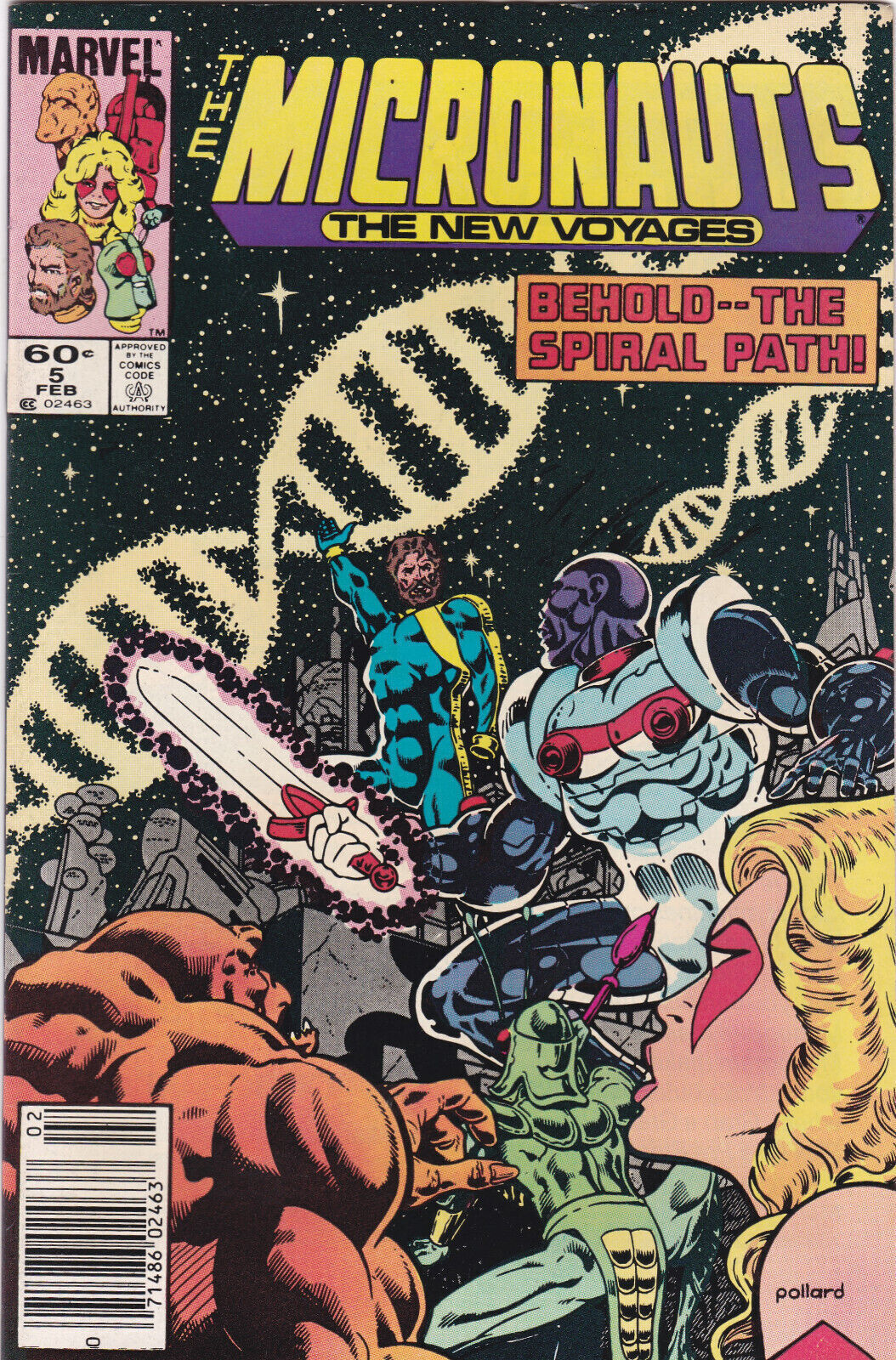 Micronauts The New Voyages #5,  Vol. 2 (1984-1986) Marvel Comics,High Grade