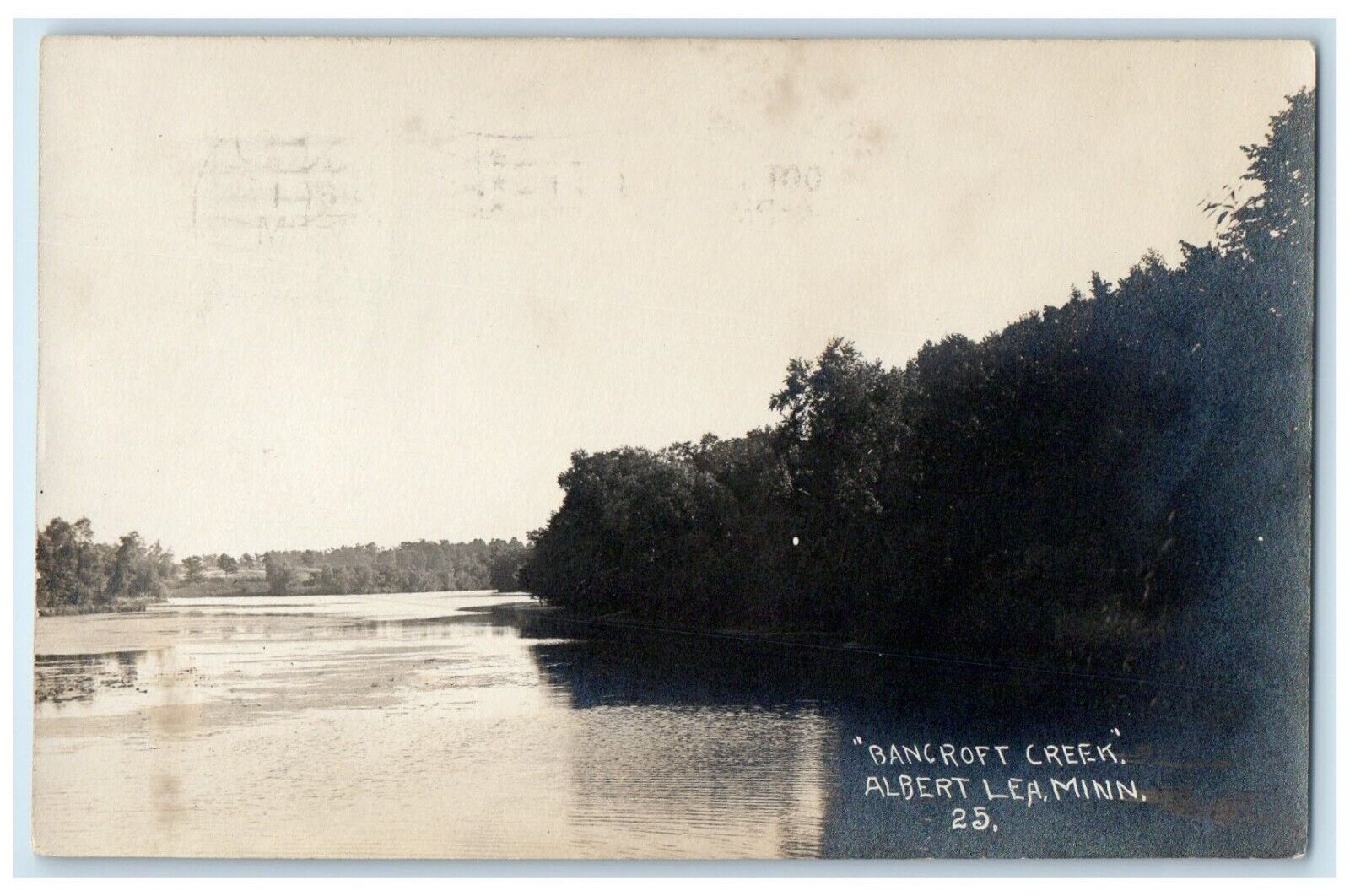 c1910\'s Bancroft Creek Albert Lea Minnesota MN RPPC Photo Antique Postcard