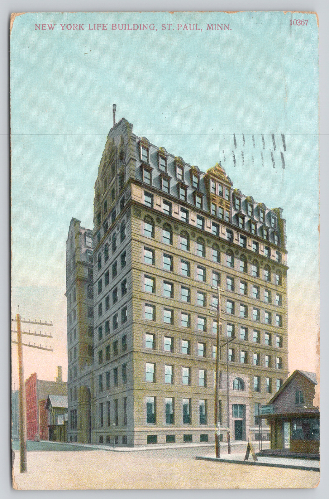 Postcard St. Paul, Minnesota, New York Life Building A679