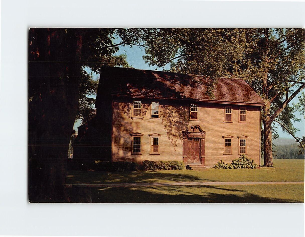 Postcard John Williams House Deerfield Massachusetts USA