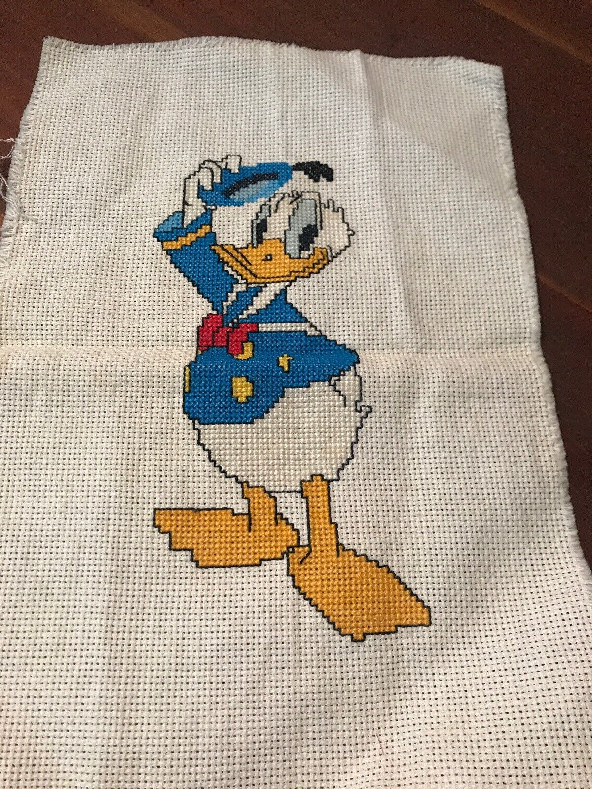 Donald Duck Cross Stitch