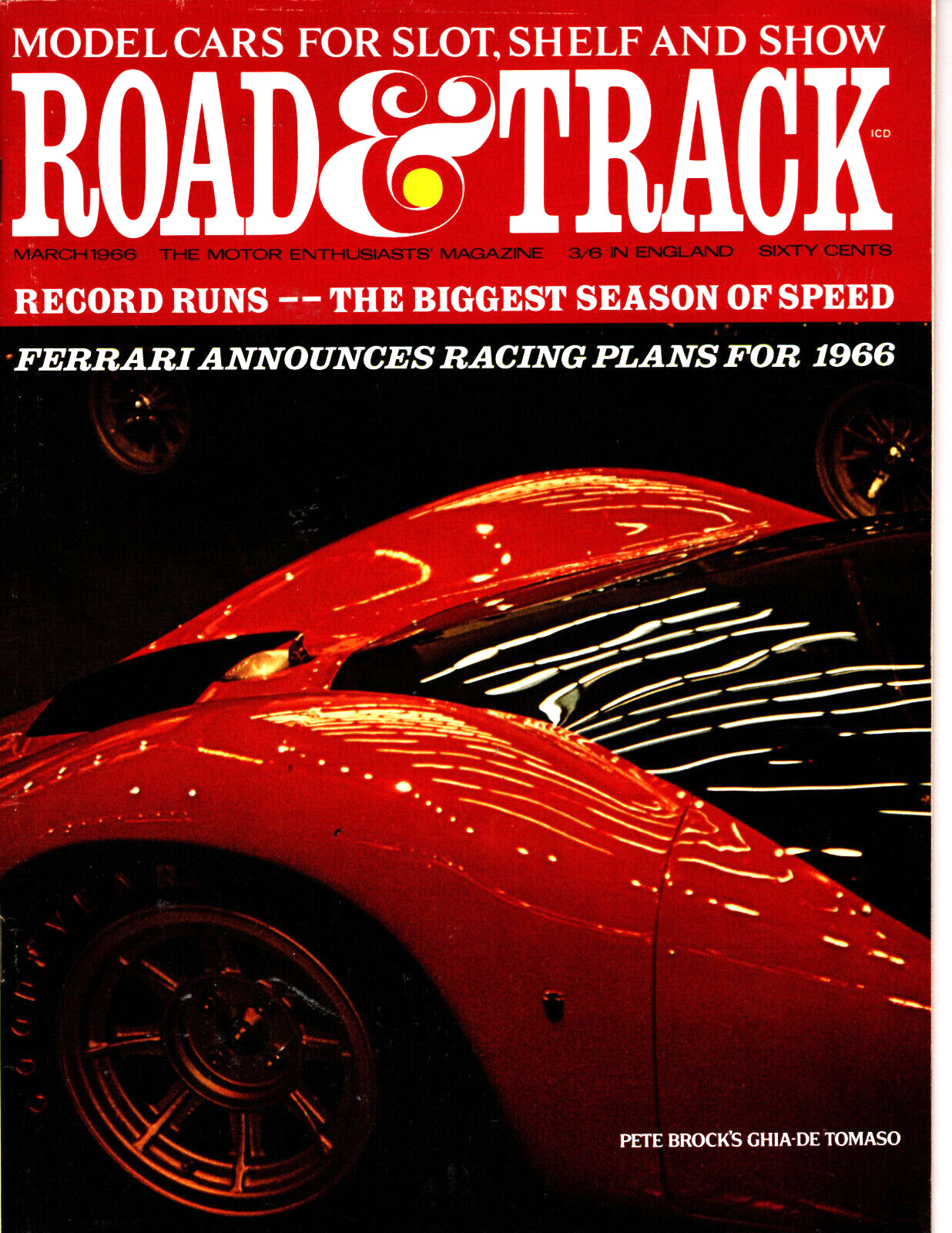 Road & Track Magazine - March 1966 Issue