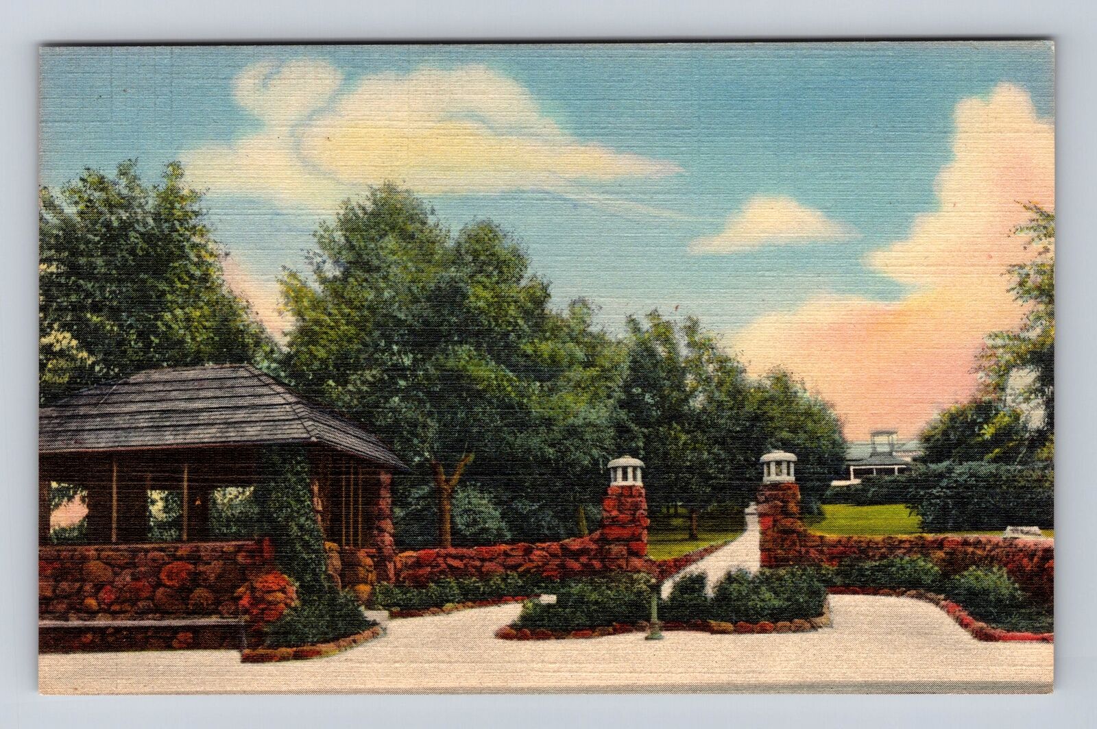 Boulder CO-Colorado, Chautauqua Grounds, Scenic View, Vintage Souvenir Postcard