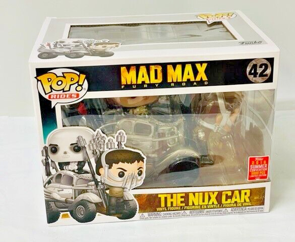 Funko Rides  Mad Max #42 The Nux Car 2018 SDCC 5000 PCS OFFICIAL STICKER + Cover