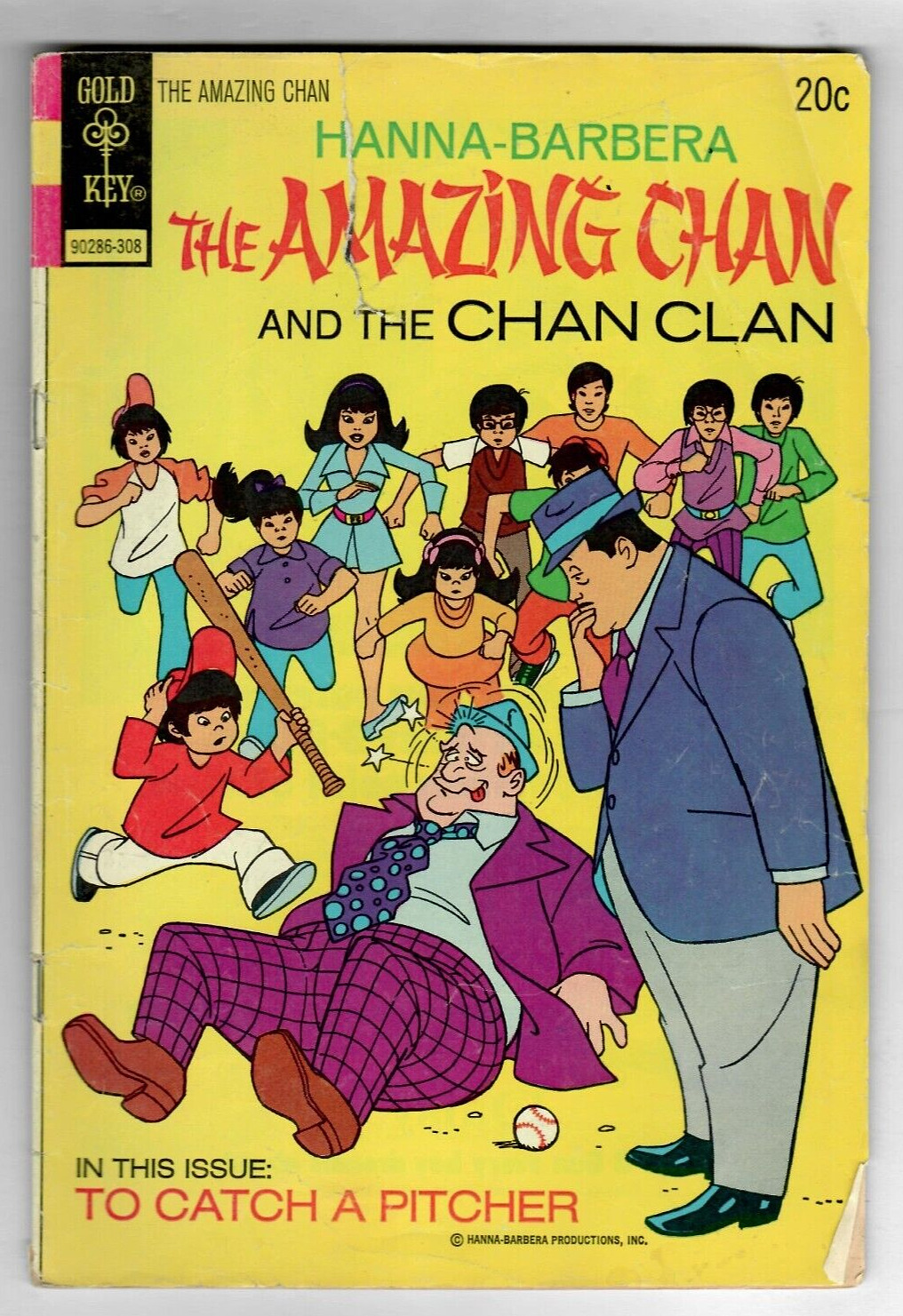 The Amazing Chan and The Chan Clan early issue # 2 (3.0) 20c Gold Key 8/1973  🚚