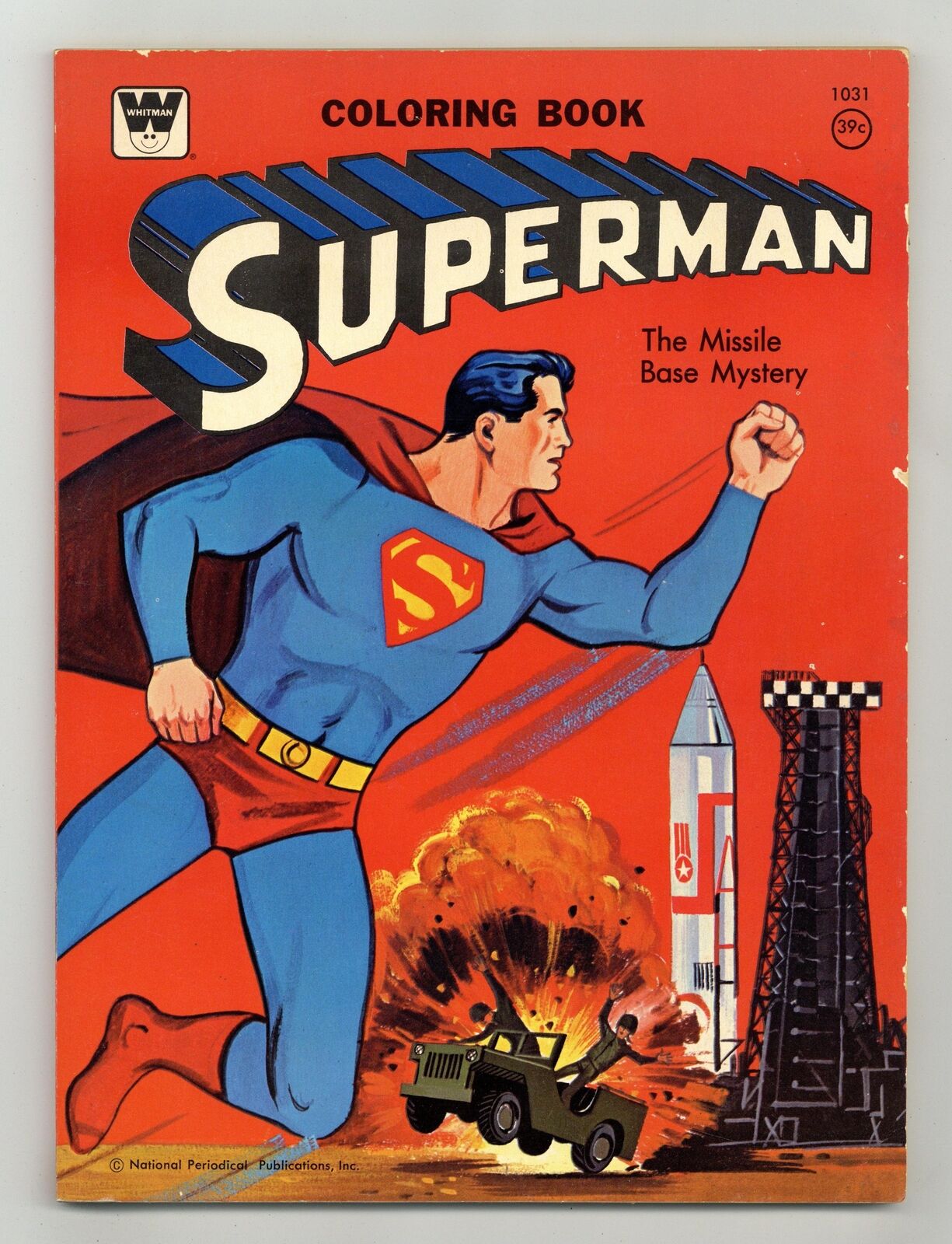 Superman Coloring Book SC #1031 FN- 5.5 1965