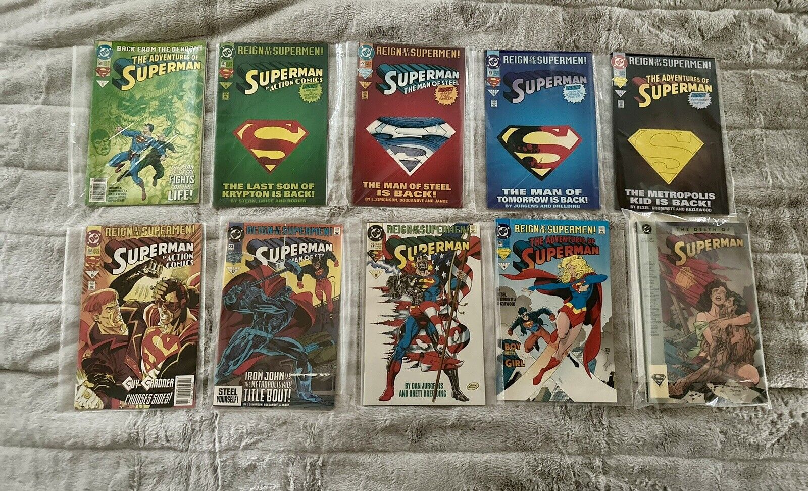 DC COMICS SUPERMAN LOT Death Of Superman/Reign Of The Superman
