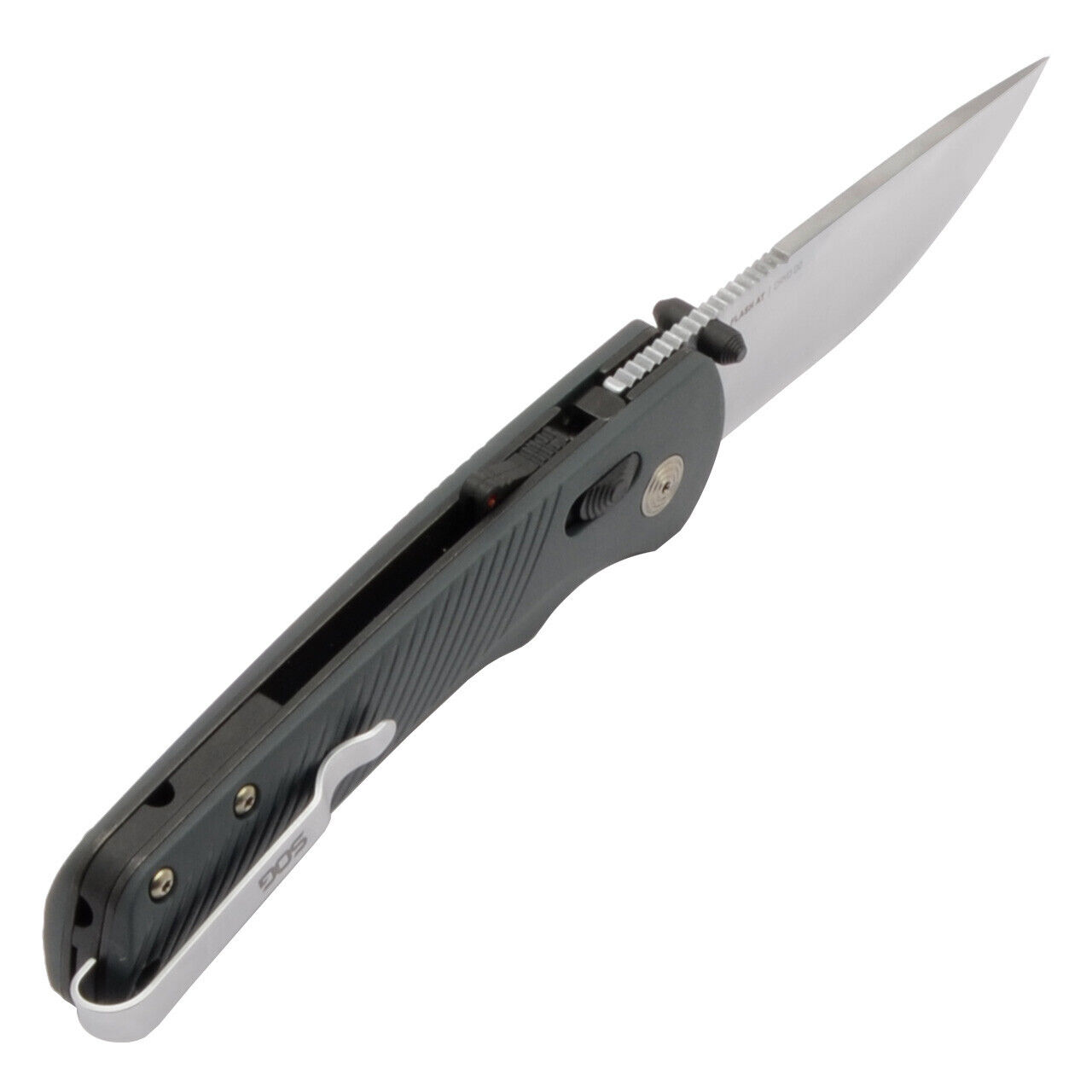 SOG Knife Flash AT 11-18-11-41 Dark Grey GRN D2 Steel Pocket Knives