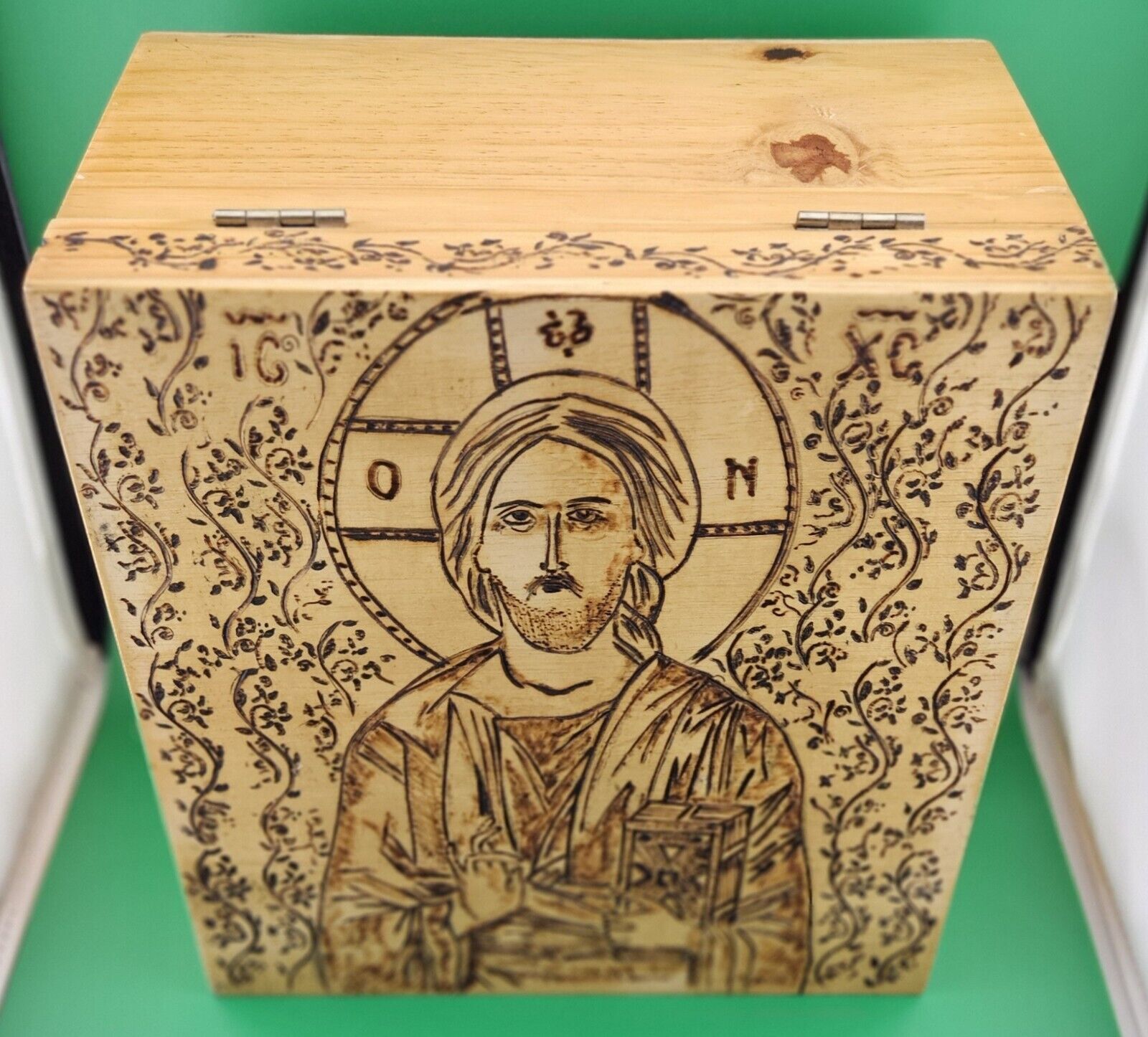 Wood Art-Large Deluxe Orthodox/Christian Jesus Keepsake 