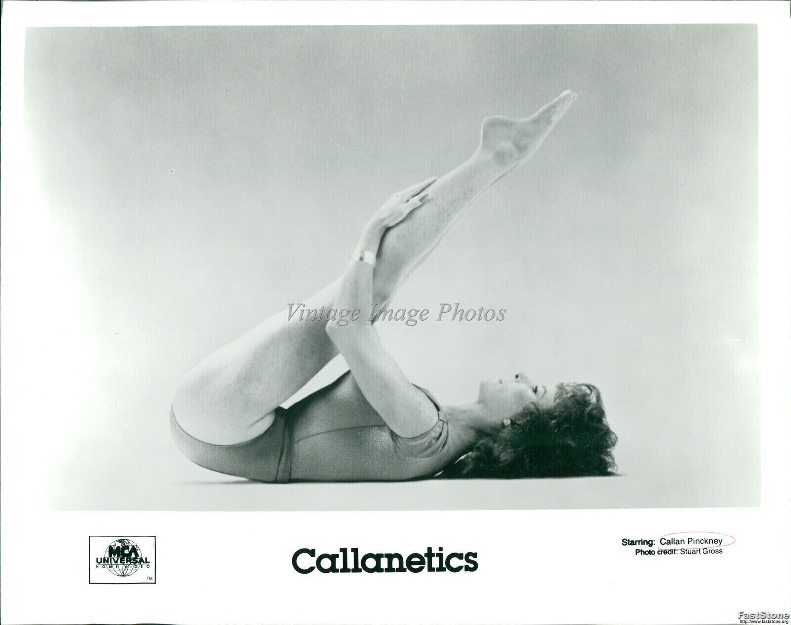 1991 Exercise Guru Author Callan Pinckney Stars In Callanetics Video 8X10 Photo
