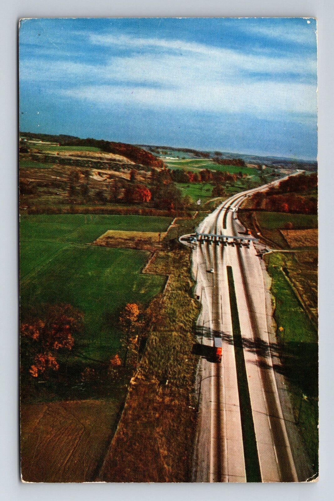 Turnpike PA-Pennsylvania, Ohio Gateway Vintage Souvenir Postcard