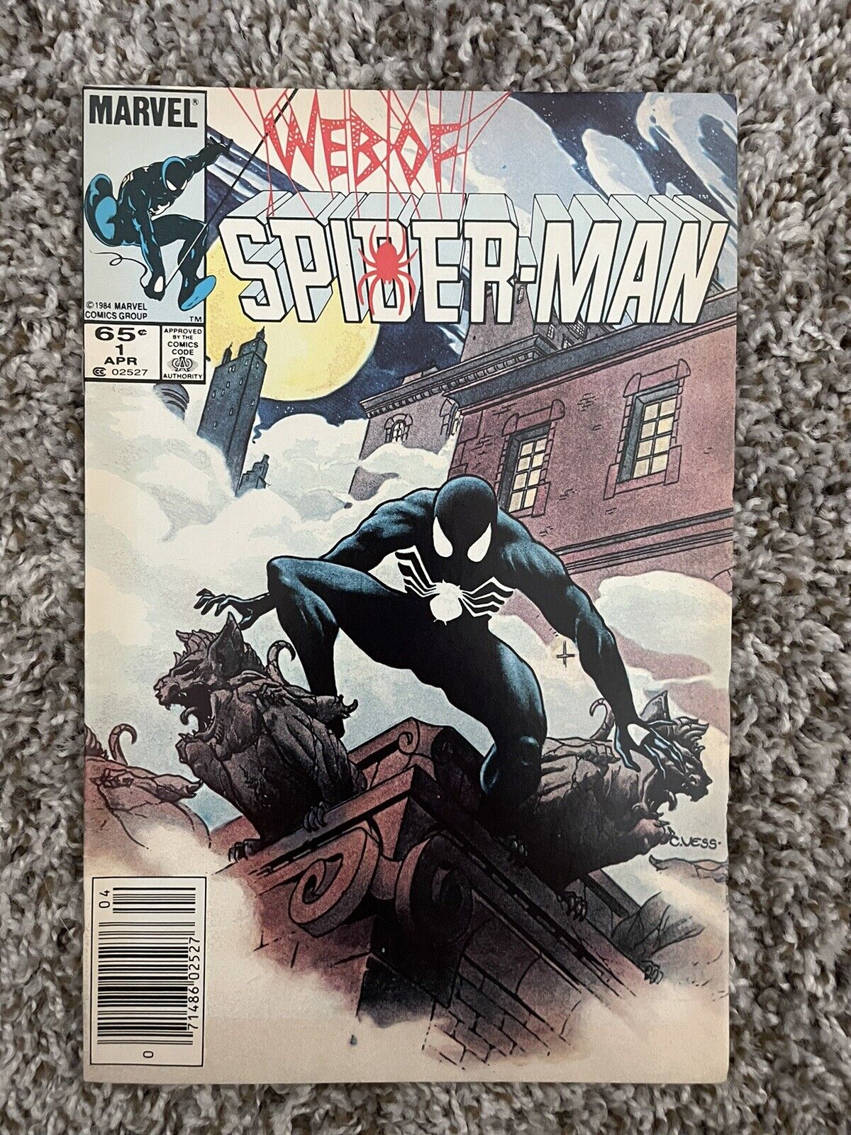 Web of Spider-Man #1 1984 NEWSSTAND RARE HTF Nice