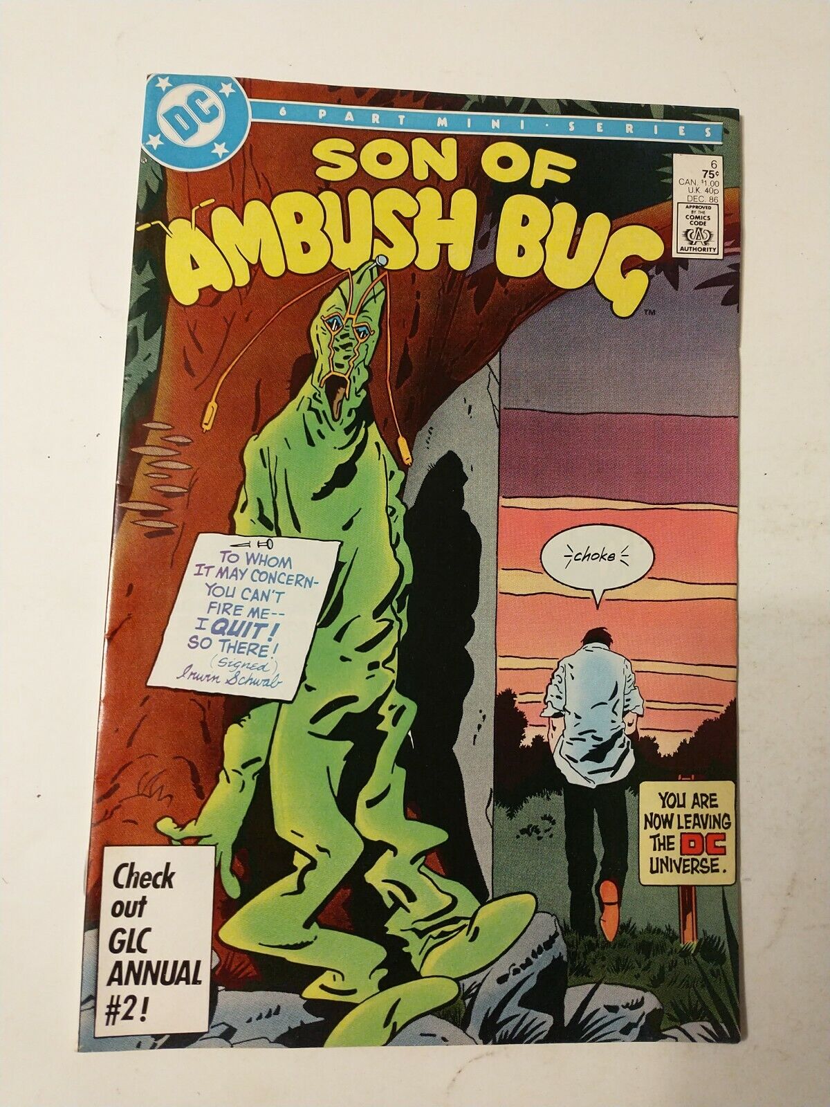 Son of Ambush Bug #6 1986 (C5796) DC Comics Mini Series