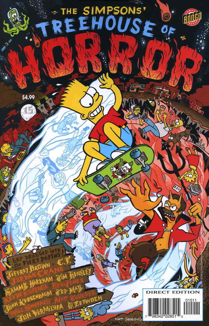 Treehouse of Horror (Bart Simpson\'s ) #15 FN; Bongo | Jeffrey Brown - we combine