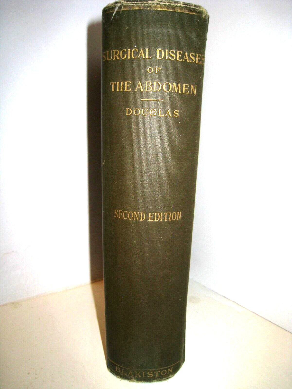 1909 Surgical Diseases of the Abdomen by Douglas 2 nd Edition Hardcover