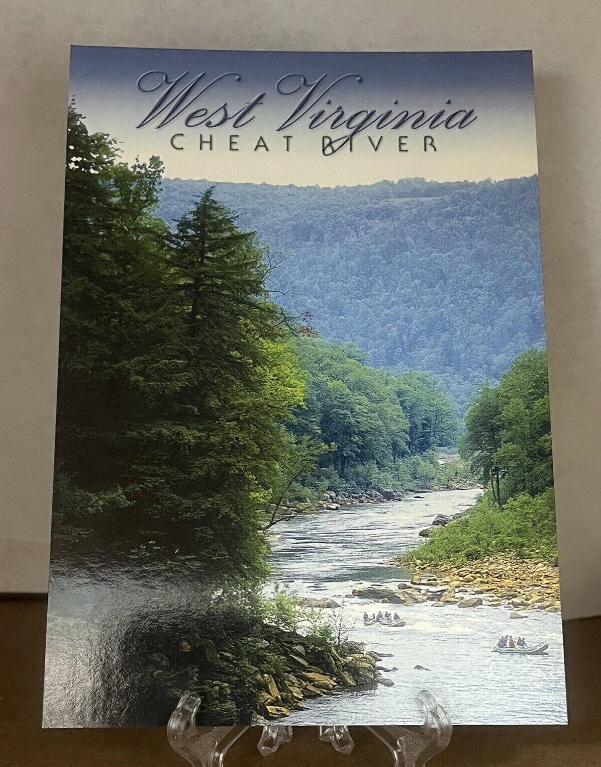 Postcard WV: Cheat River, West Virginia White Water Rafting.