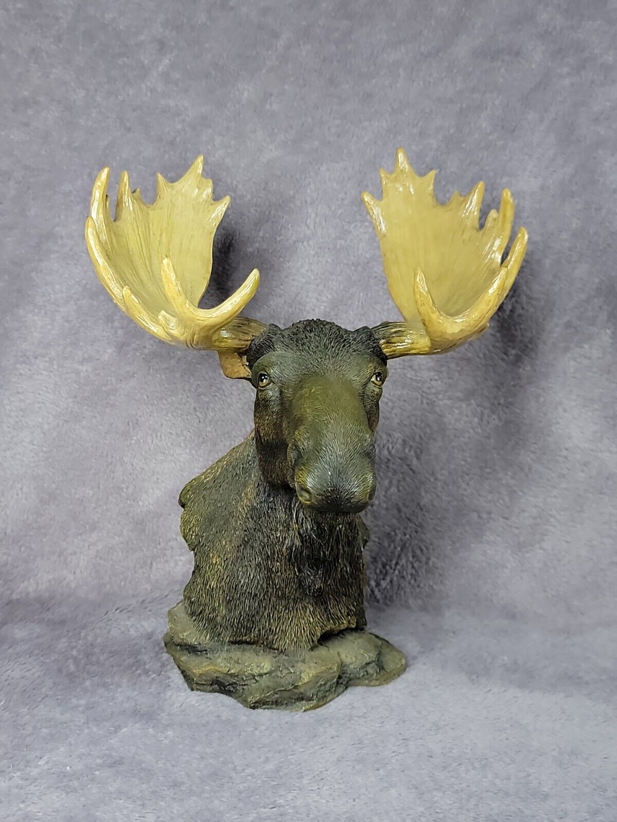 2007 Wildlife Moose Scene Bust / Statue Figurine Westland Giftware Item 14775 