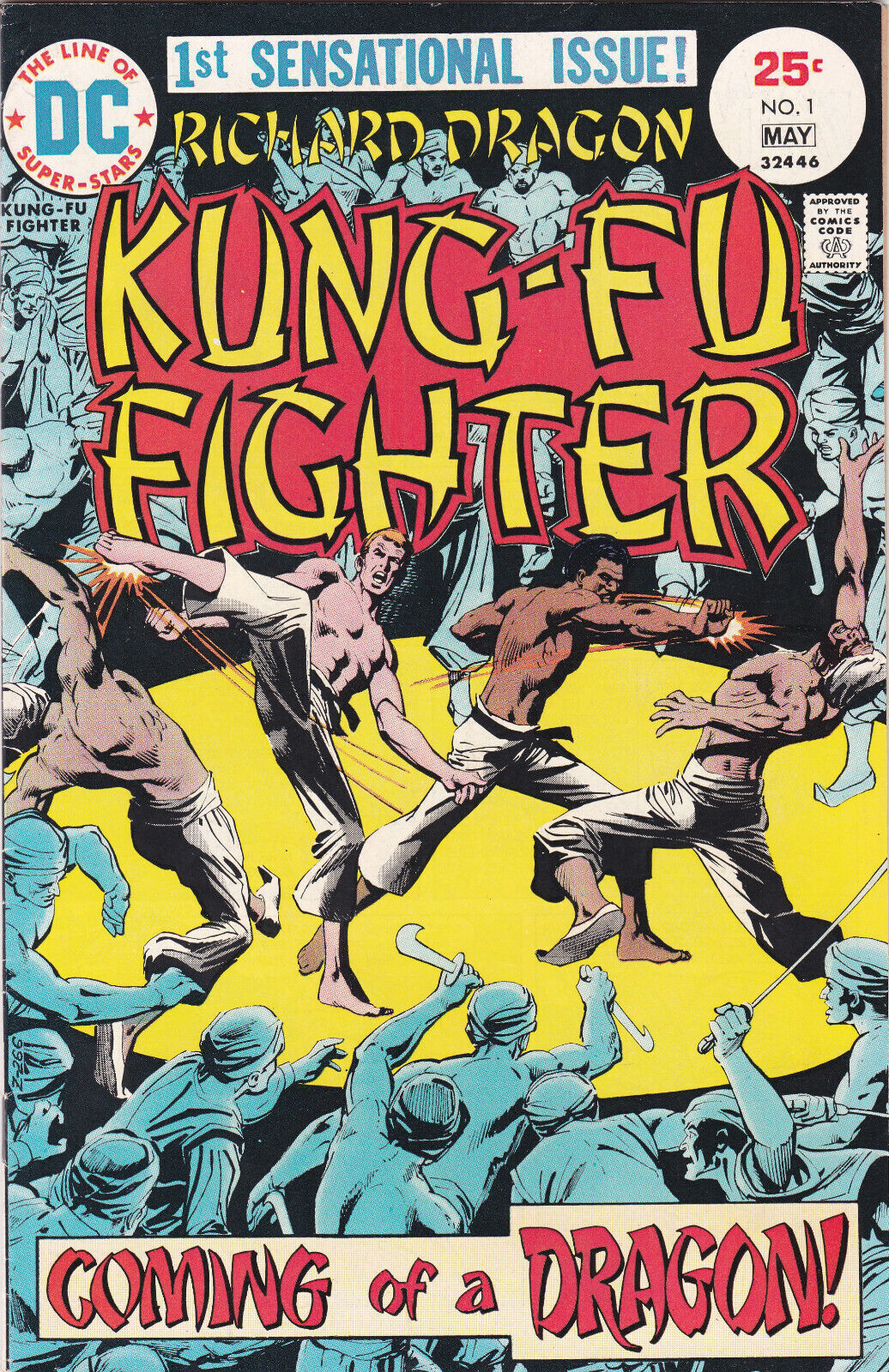 Richard Dragon Kung-Fu Fighter 1 1st appearance VF Key Issue Bronze Age