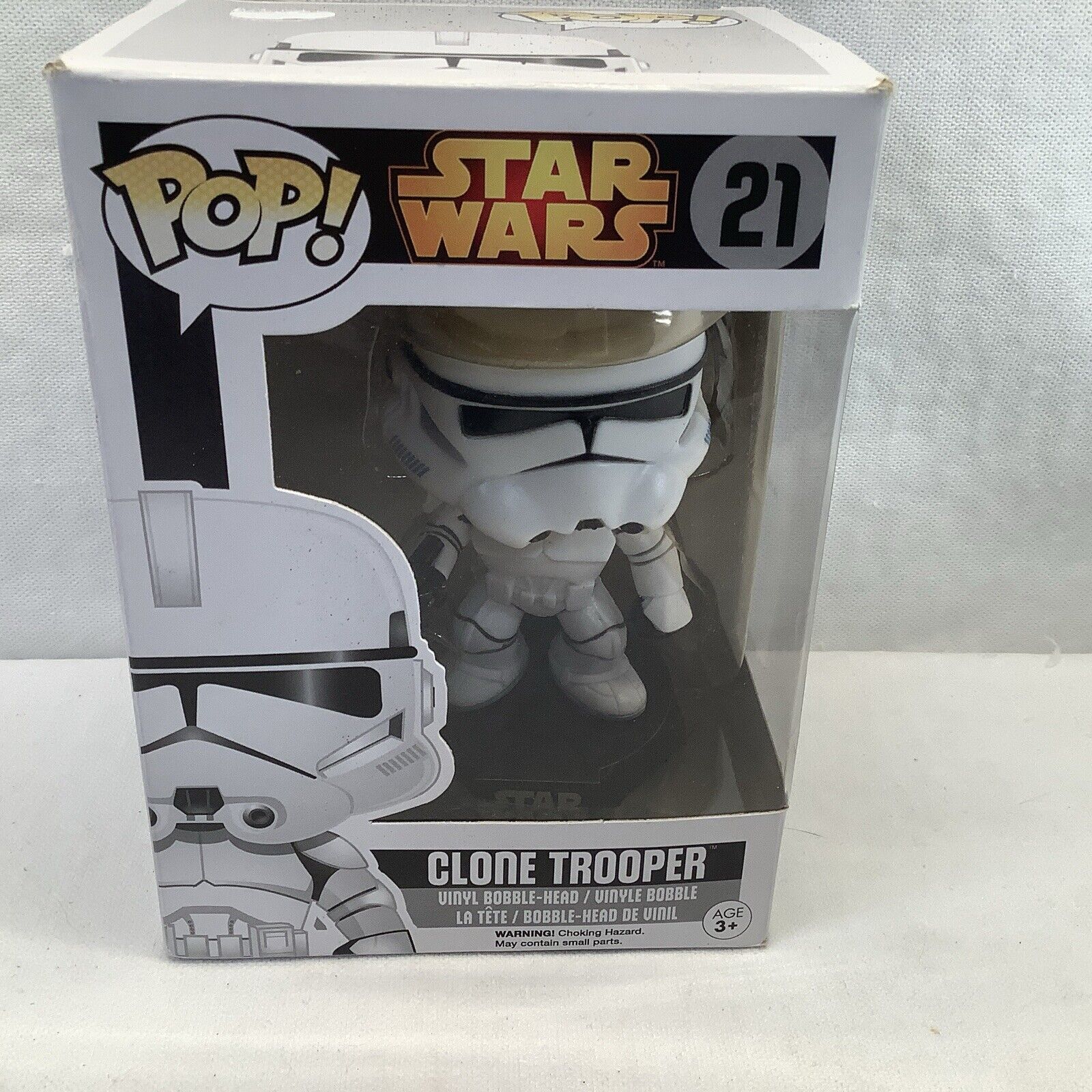 Funko Pop Star Wars: Clone Trooper #21 DAMAGED BOX