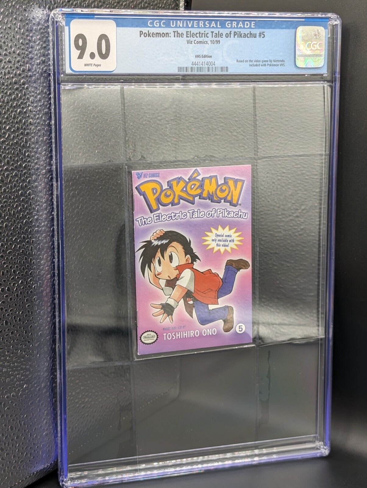 Vintage Pokemon The Electric Tale of Pikachu #5 VHS Edition Mini CGC Graded 9.0