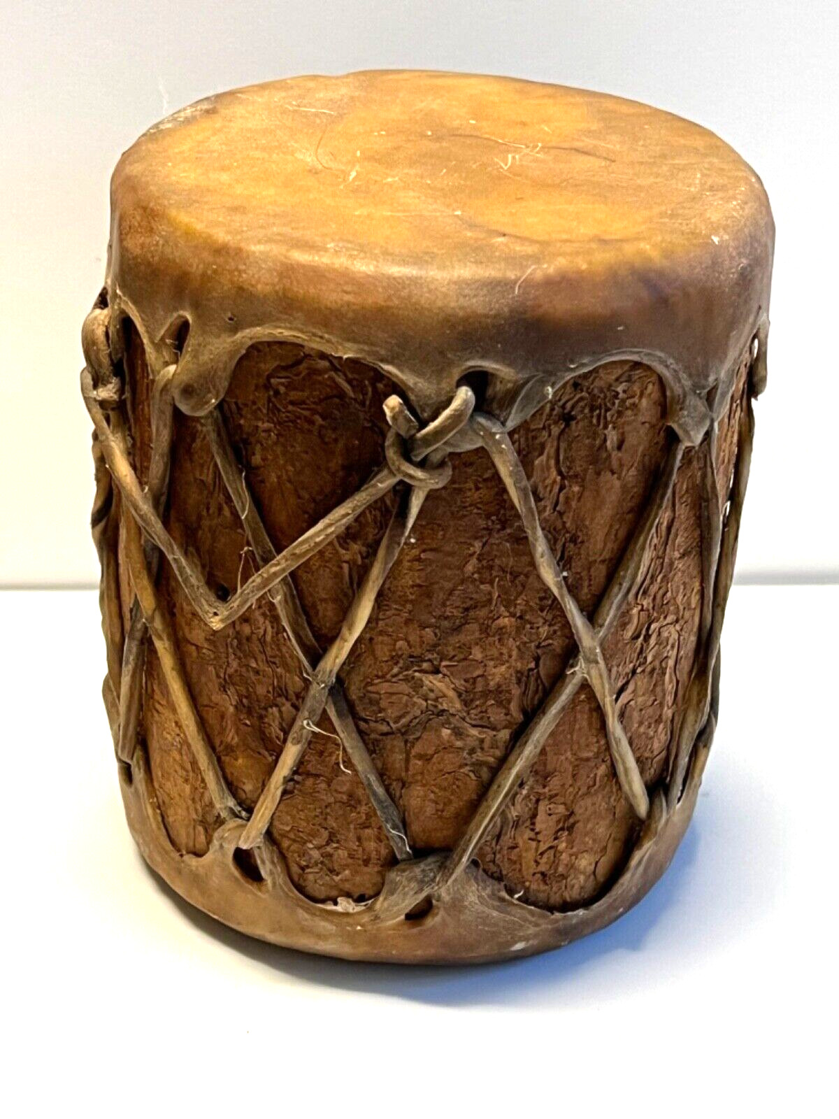 Original Vintage Native American Indian Drum; 1890s - 1930s
