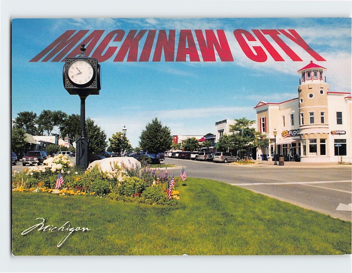 Postcard Mackinaw City, Michigan
