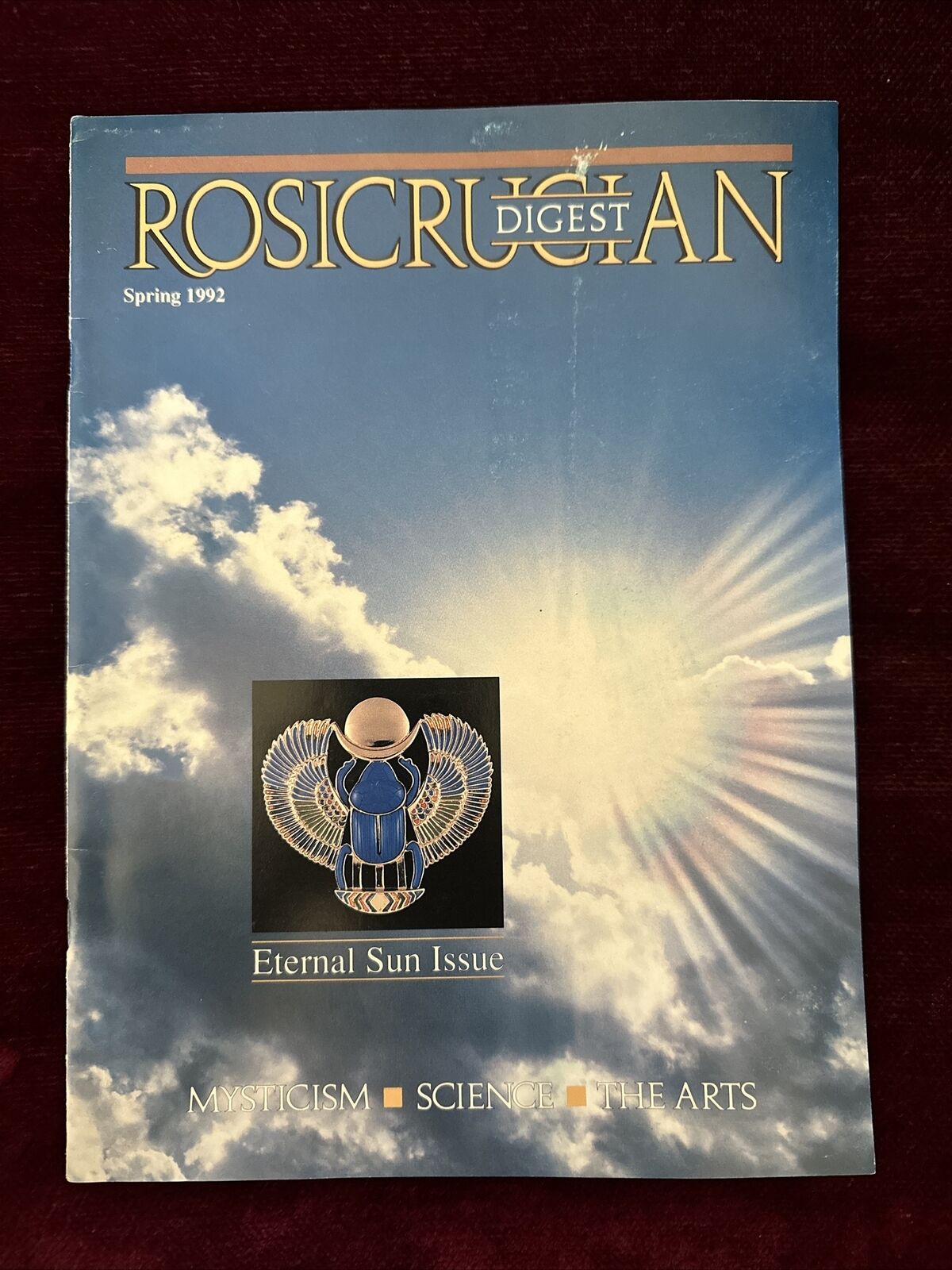 Rosicrucian Digest Eternal Sun Issue AMORC Mysticism Spr 1992 