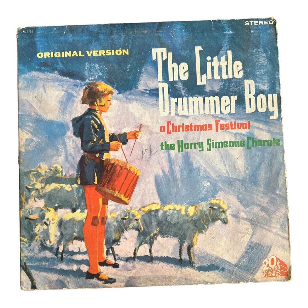 The Little Drummer Boy The Harry Simeone Chorale Original Version LP 
