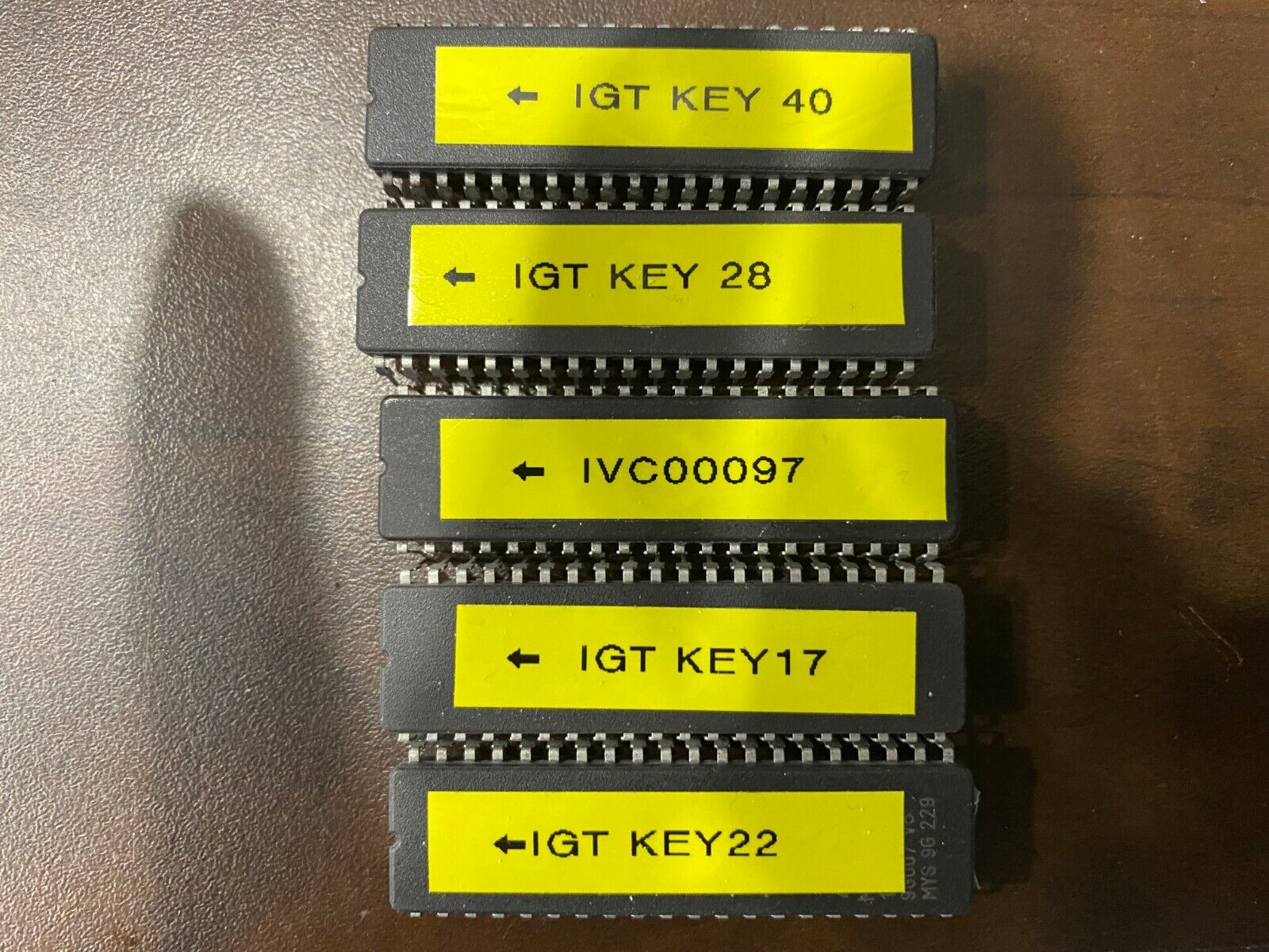 IGT Master Set Of Key Chips
