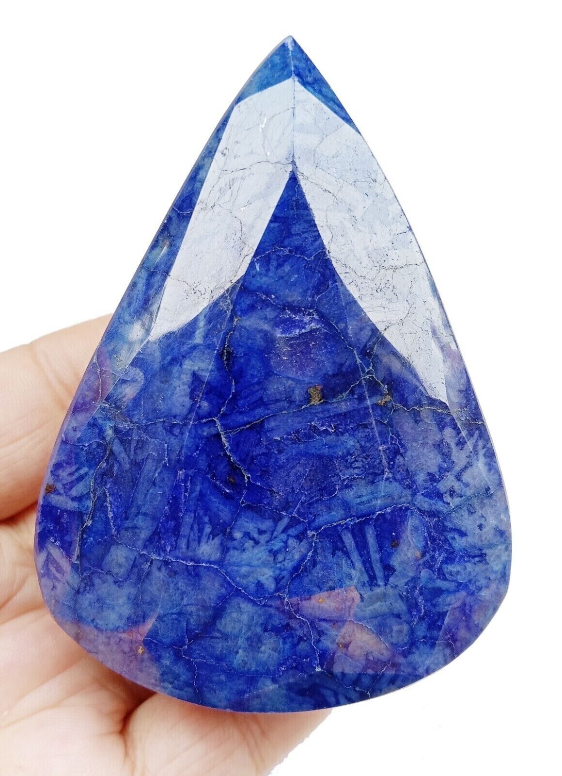 Ceylon Blue Sapphire Sri Lanka 1370.80 Ct Pear Shape Natural Gemstone GH240