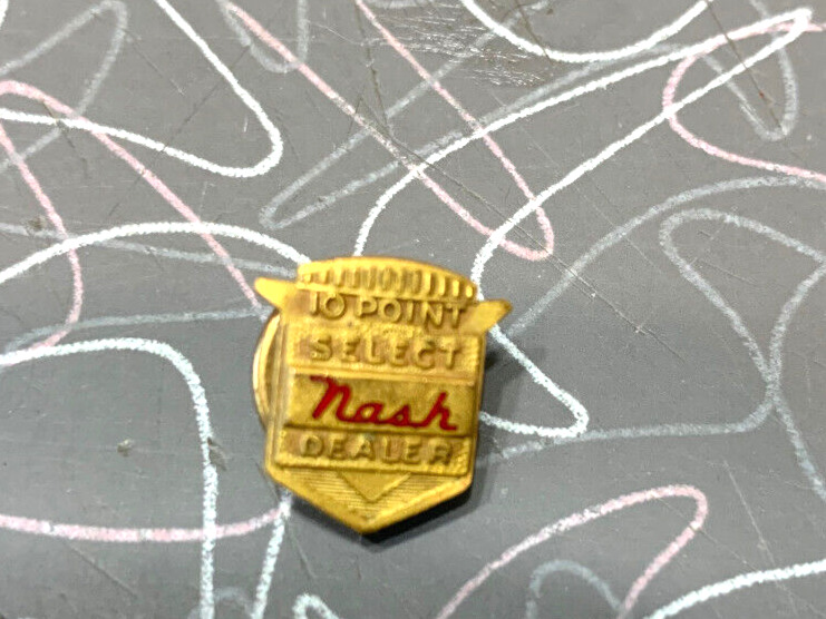Rare NASH Original Tietac Select Dealer Auto Dealership Anniversary 10 Point