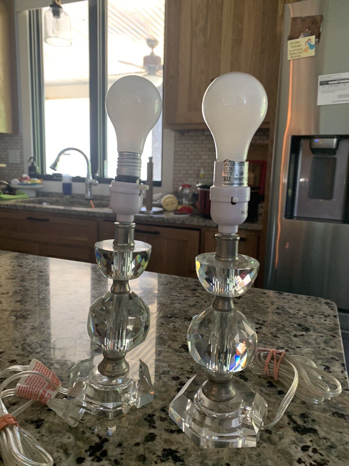 lamp set of 2 vintage