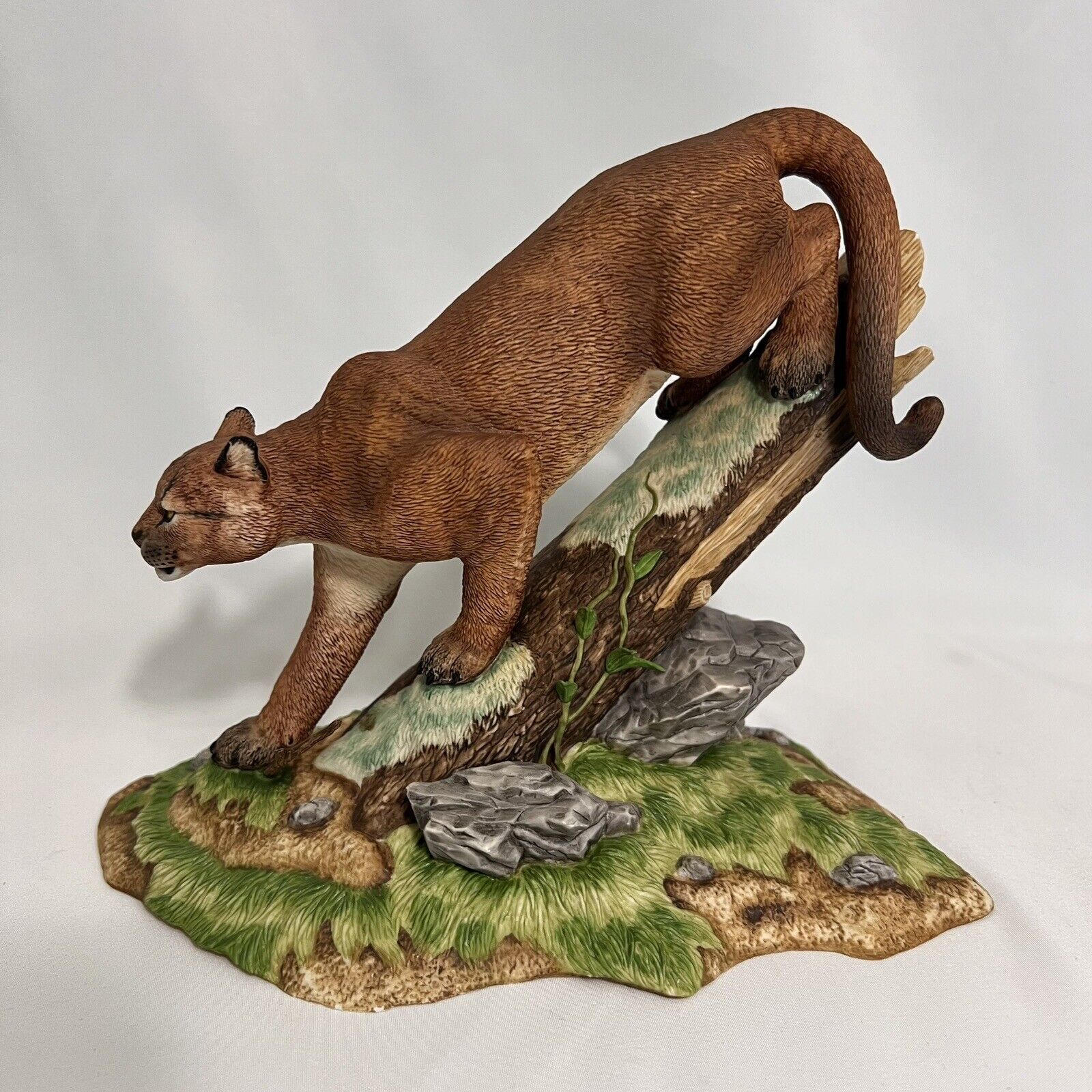 Lenox Wildlife of the Seven Continents Puma South America 1986 Porcelain