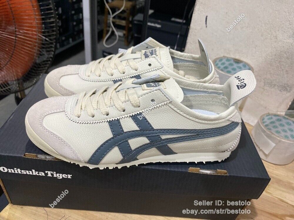HOT Unisex Sneakers Onitsuka Tiger MEXICO 66 Oatmeal/Carbon 1183A201-250 Trendy