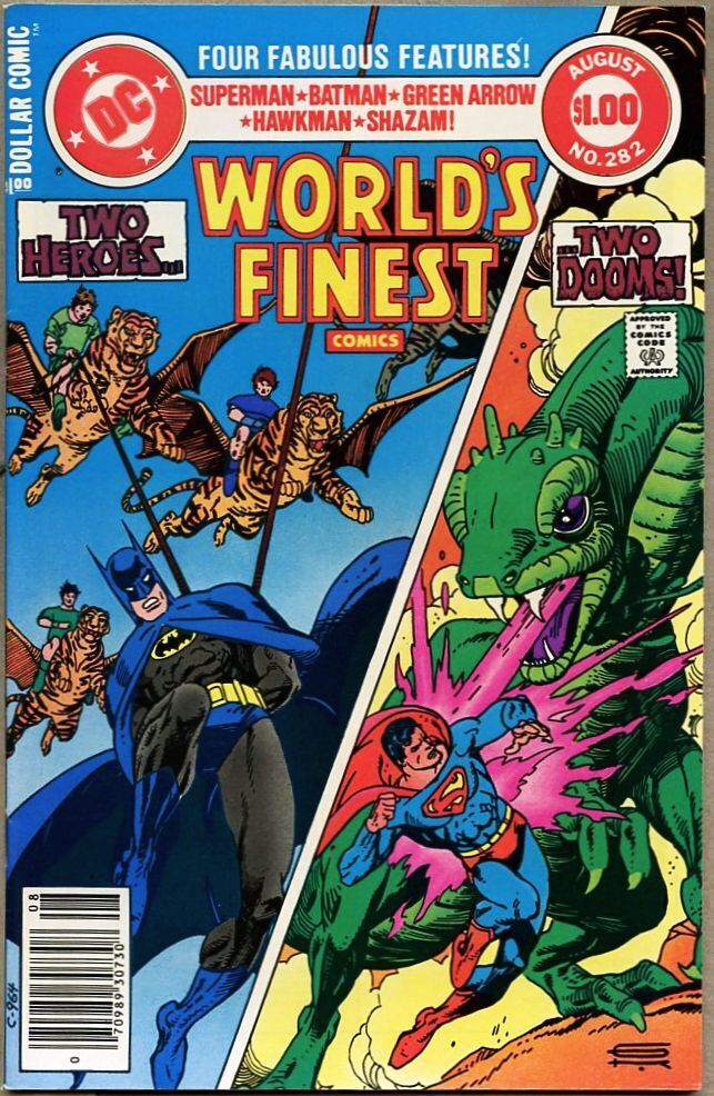World\'s Finest Comics #282-1982 vf/nm 9.0 Giant Superman Batman Gil Kane  