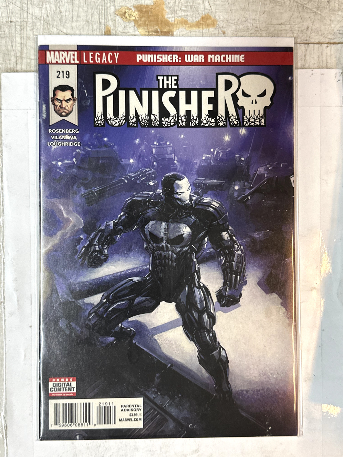 Punisher #219A 1st Full App Punisher In War Machine Armor Marvel 2018 | Combined