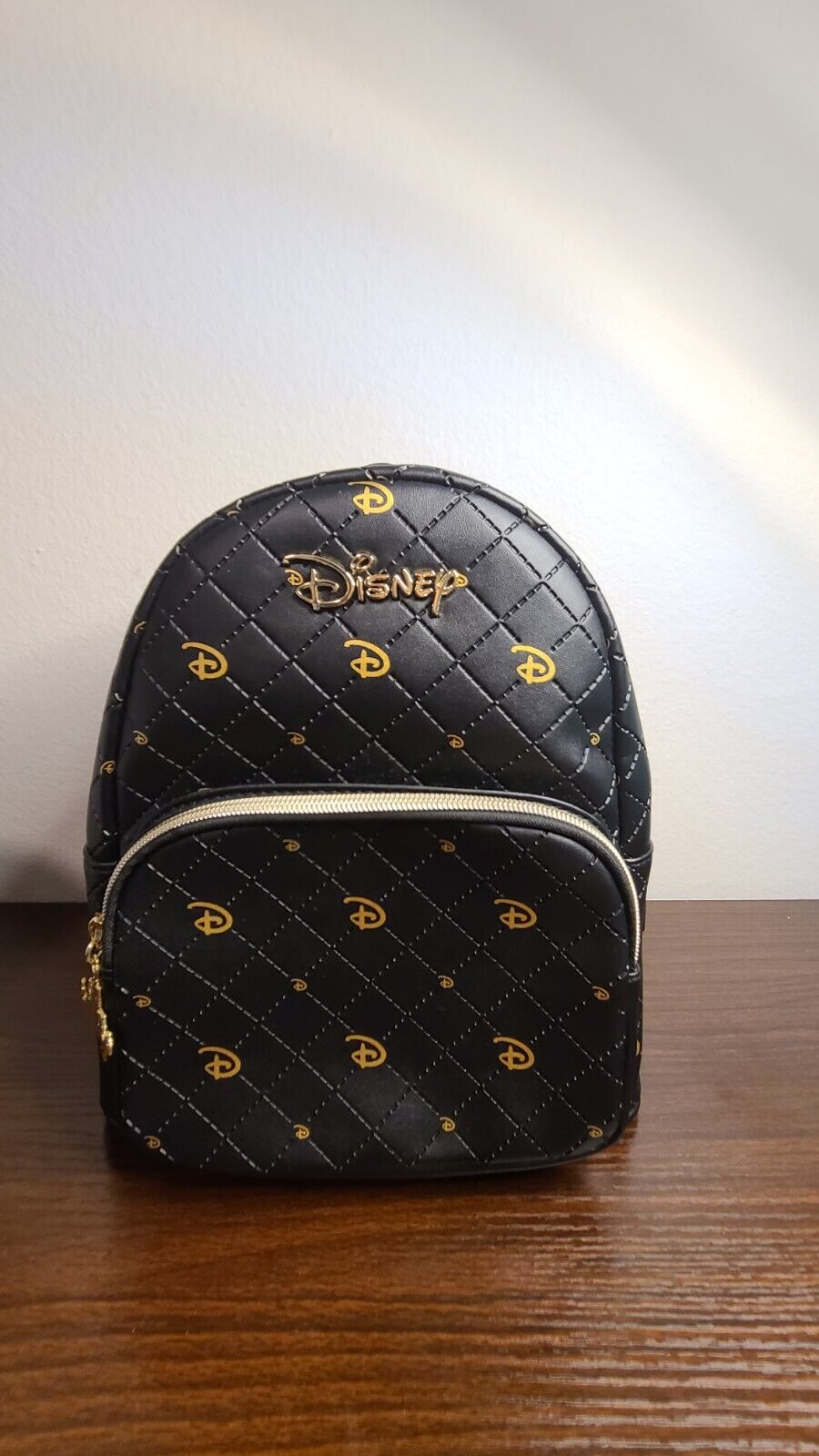 Rare Black & Gold Disney Loungefly Backpack - NWT