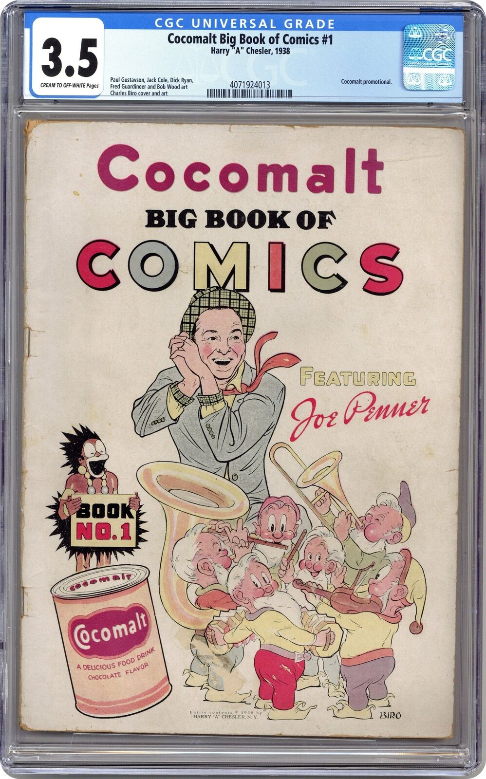 Cocomalt Big Book of Comics #1 CGC 3.5 1938 4071924013
