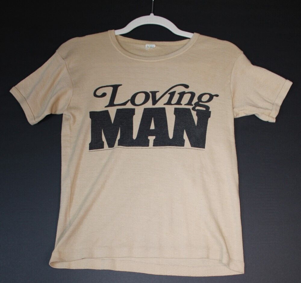 Loving Man T-Shirt Vintage Original Gay 1976 LGBTQ Rights Homophile Movement 