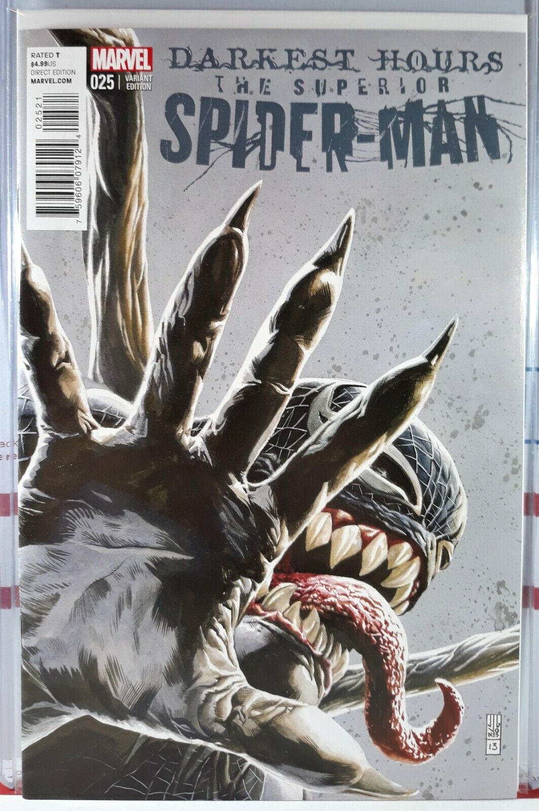 💥 SUPERIOR SPIDER-MAN #25 1:50 RETAILER INCENTIVE VARIANT NM- J.G. JONES VENOM