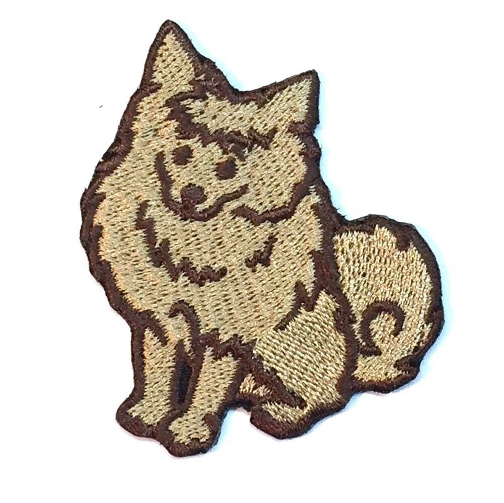 Pomeranian Iron On Embroidered Patch