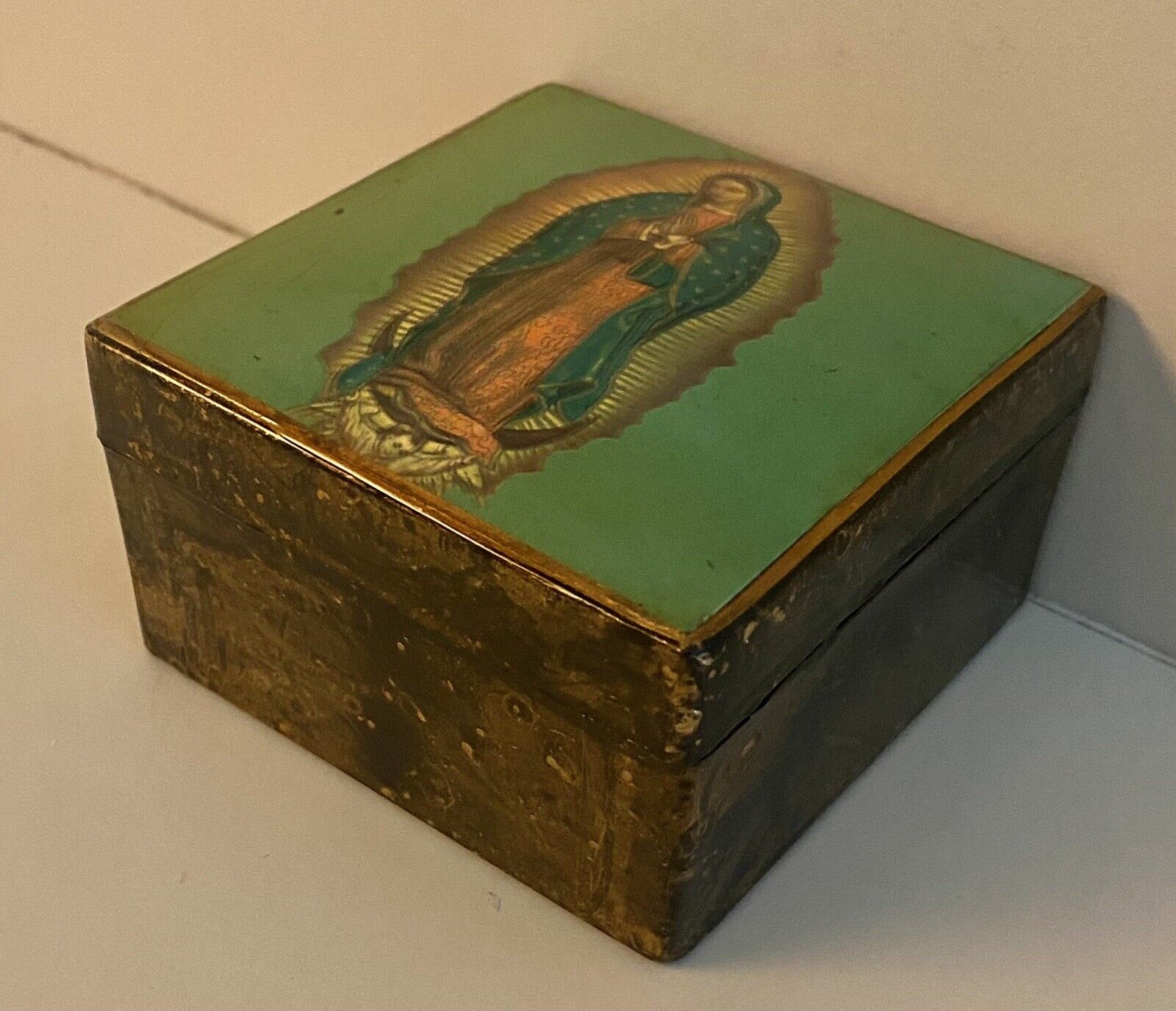 Our Lady of Guadalupe Small Rosary - Keepsake Box