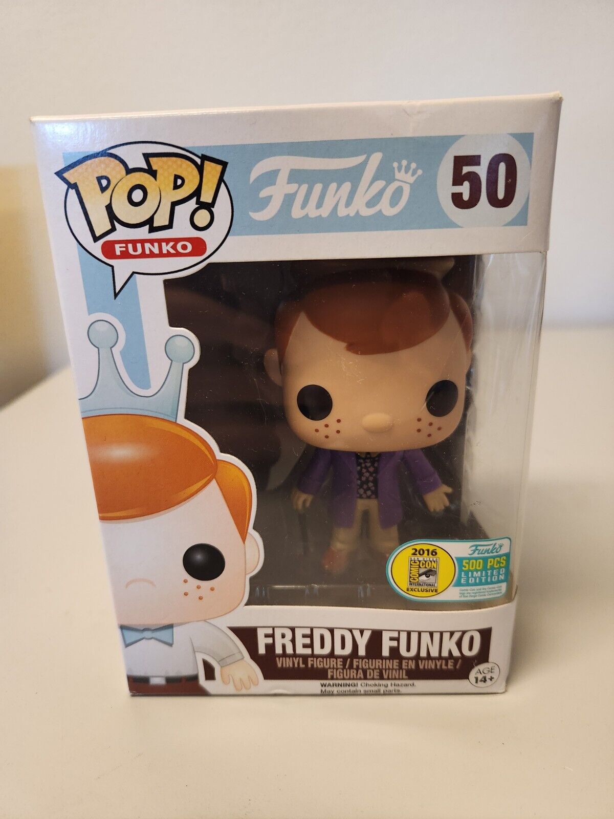 Funko Pop SDCC 2016 Freddy Funko as Willy Wonka #50 LE 500 Fundays