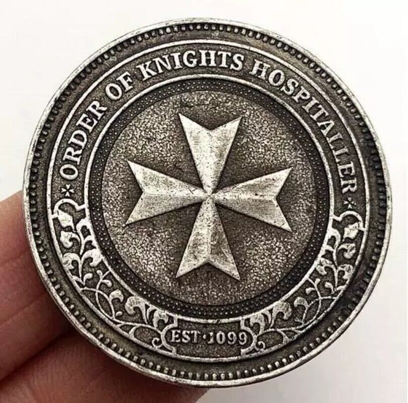 Freemasonry Masonic Order of the Knights Hospitaller Ninety Nine Plus Medal Coin