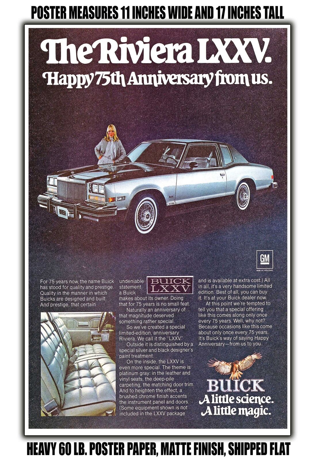 11x17 POSTER - 1978 Buick Riviera LXXV