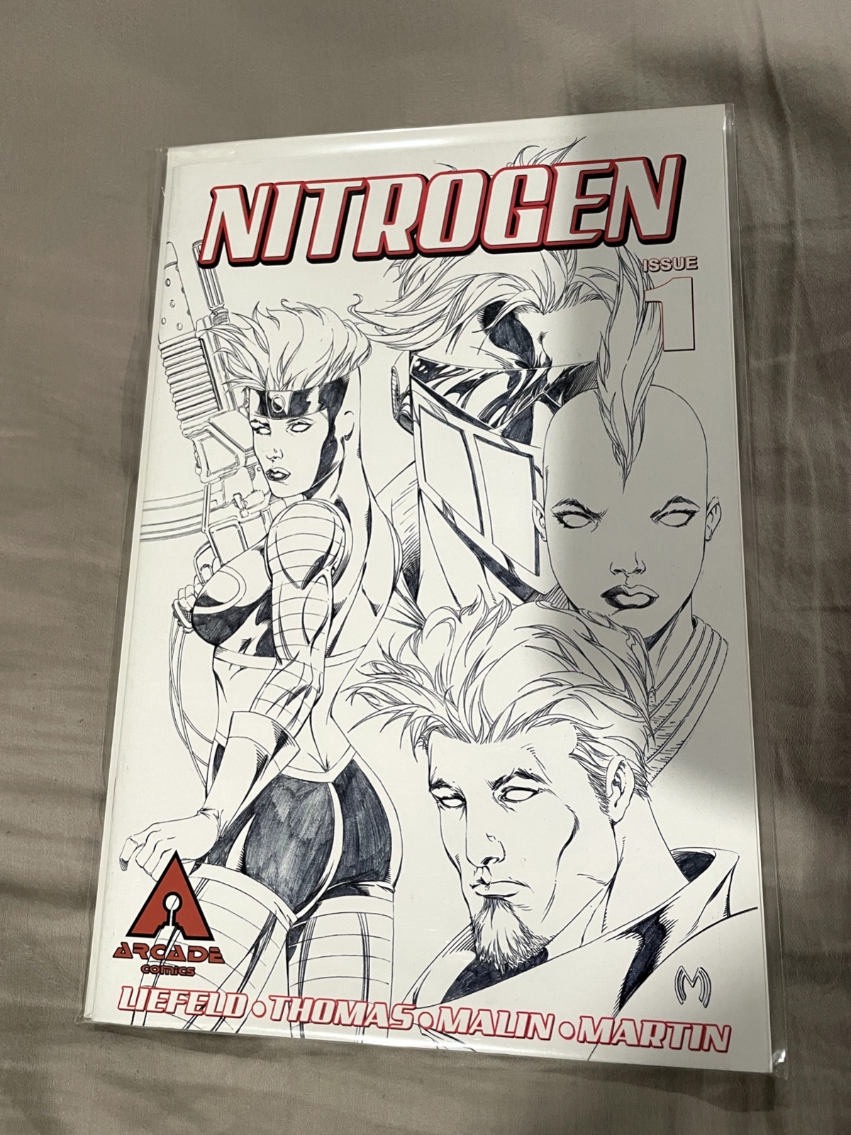 NitroGen 1 Rob Liefeld Jon Malin Arcade Comics Nitro-Gen Marat Mychaels variant