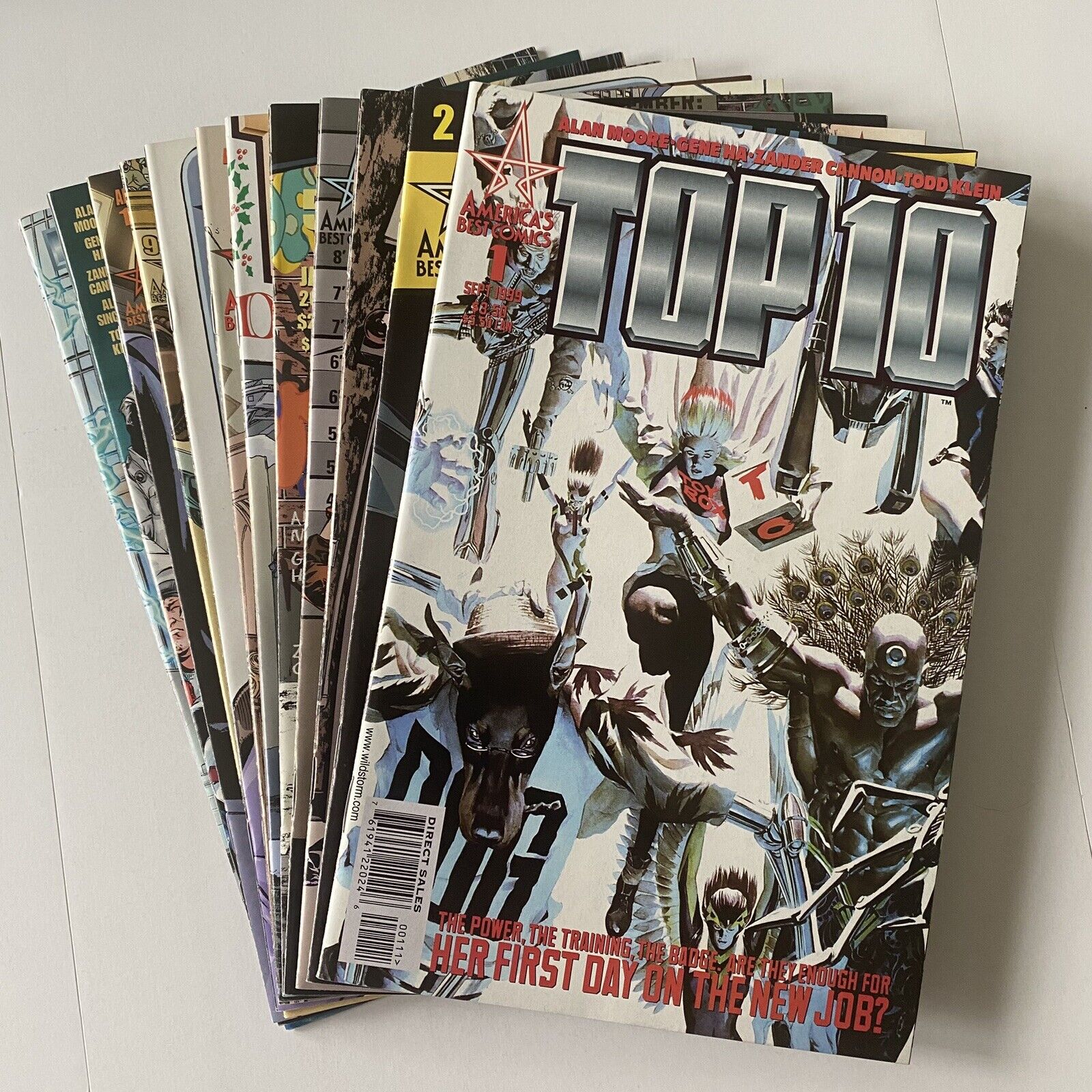Top 10 #1-12 Complete Series Set Lot - DC/America’s Best Comics 2001 Alan Moore