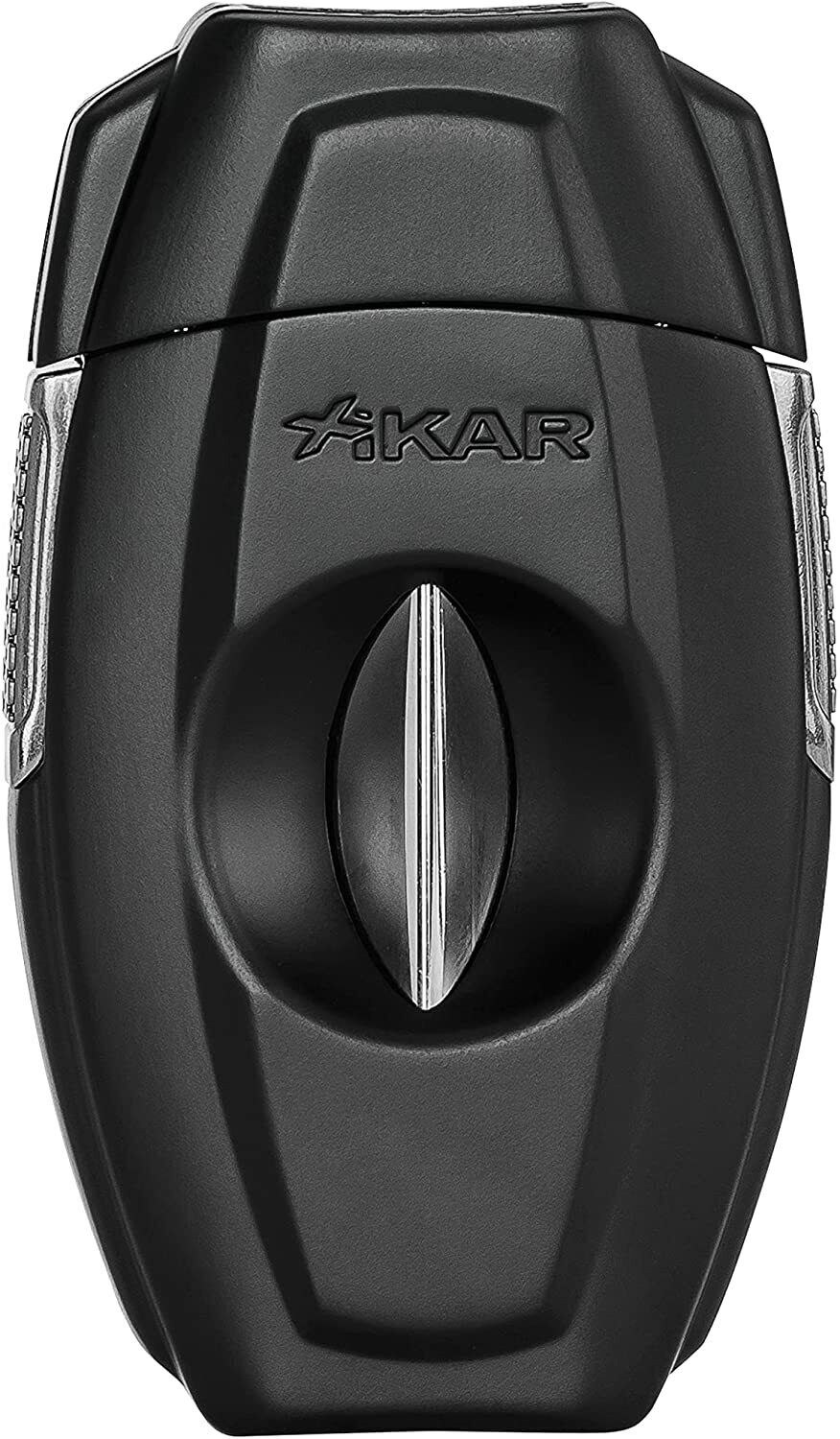 Xikar VX2 V-Cut Cigar Cutter, Spring-Loaded, Black, Lifetime Warranty