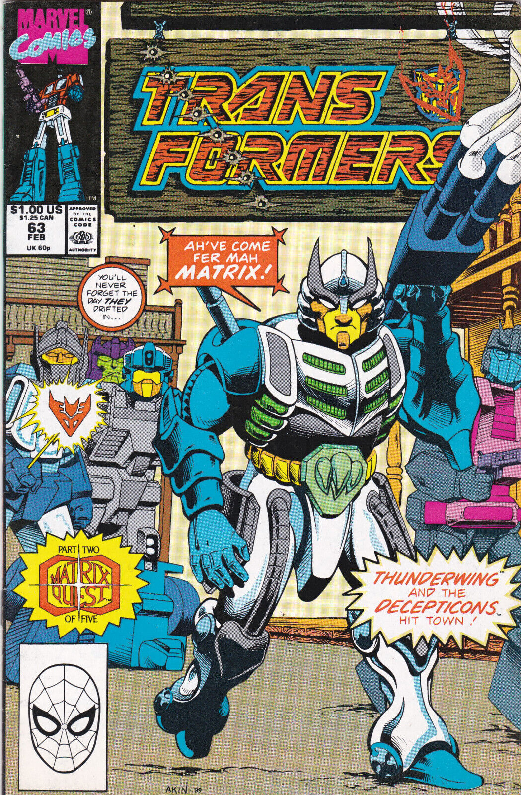 Transformers Lot of 10, 1984-1991,Marvel Comics, Mid Grade  A10